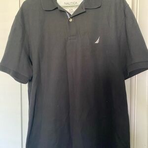 Nautica Black Polo Shirt Classic Style